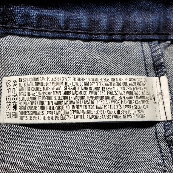 High waisted side zipper Wide Leg cropped Jeans in size 29 - Picture 9 of 9